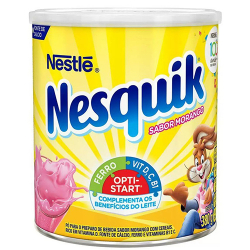 achocolatado em po nesquik morango 380g