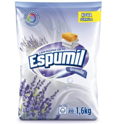 detergente em po espumil 1,6kg lavanda