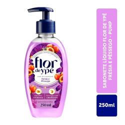 sabonete liq flor de ype 250ml pump fresia/pessego