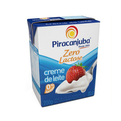 creme de leite piracanjuba zero lactose 200gr