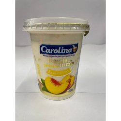iogurte pedacos carolina 450g pessego
