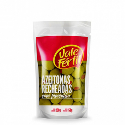 azeitonas verdes vale fertil recheados com pimentao 150g