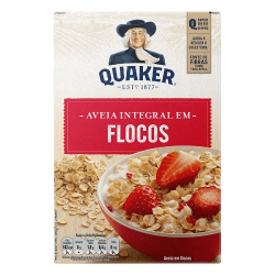 aveia em flocos quaker caixa 450g embalagem economica