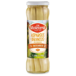aspargo la violetera 205g branco inteiro