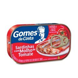 sardinha gomes da costa molho de tomate 125g