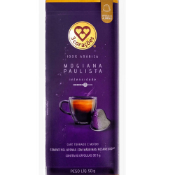 cafe 3 corecoes capsula 50g mogiana paulista