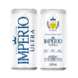 cerveja imperio lt 269ml ultra s/gluten