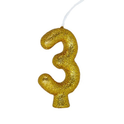 vela aniv regina glitter ndourada