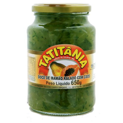 doce de mamao ral. tatitania c/coco - 200g