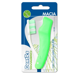 escova dental dentics viagem macia