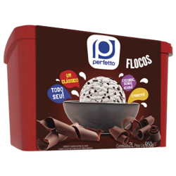 sorvete perfetto 2lt flocos