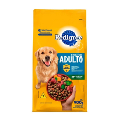 alimento para caes pedigree adulto carne e vegetal - 900g