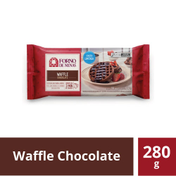 waffle forno minas 280g chocolate