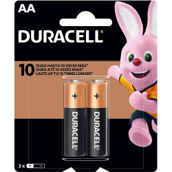 pilha duracell alcalina aa-pequena 2 unids.