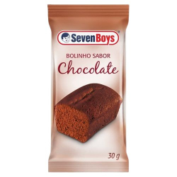 bolinho seven boys recheado 35g chocolate