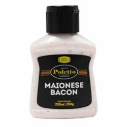 maionese poletto 250g bacon