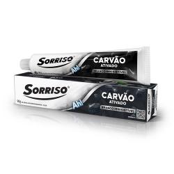 cr.dental sorriso 90g carvao c/2