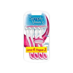 aparelho de depilacao gillette venus simply leve 4 pague 3