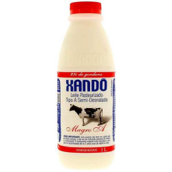 leite xando 1l magro semi-desn