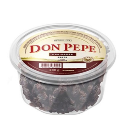 uva passa don pepe preta s/semente 200g