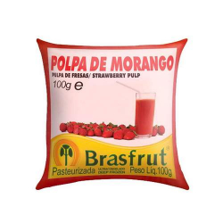 polpa fruta brasfrut morango 100g