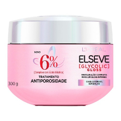 creme p/cabelo elseve 300g glycolic gloss