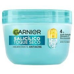 locao facial garnier u&m toque seco 85g anti acne