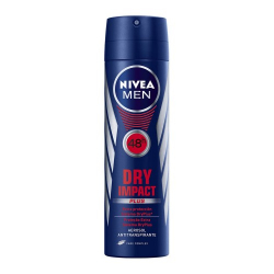 desodorante nivea for men dry impact 24h aerosol 150ml