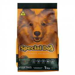 alimento para caes adultos vegetais special dog premium pacote 1kg