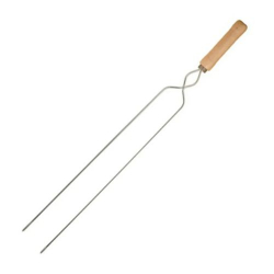 espeto ferro duplo amaral 75cm