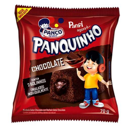 mini bolo panco de chocolate 70gr