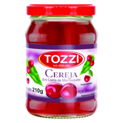 cereja em calda de marrasquino tozzi 90g