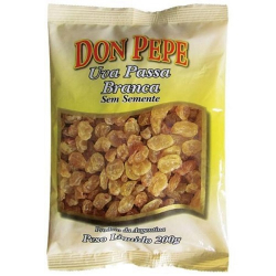 uva passa don pepe branca s/semente 200g