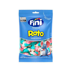 bala de gelatina fini 80g rato