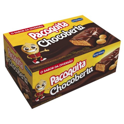 doce santa helena 144g pacoquita coberta de chocolate