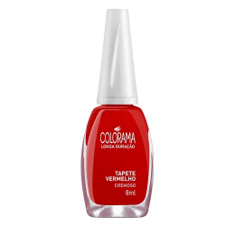 esmalte colorama tapete vermelho