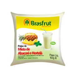 polpa brasfrut abacaxi com hortela 100gr