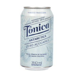 refrigerante agua tonica antarctica zero acucar lata 350ml