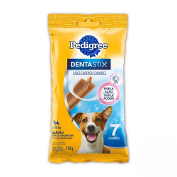 petisco caes pedigree 110g dentas racas pequenas
