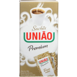 acucar uniao saches premium 200g - 40 saches 5g cada