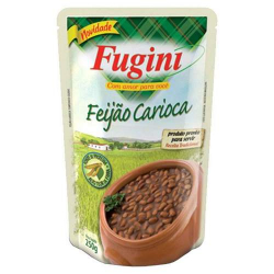 feijao carioca fugini temperado sache 250g