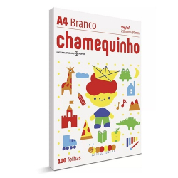 papel sulfite a4 chamequinho com 100 unidades