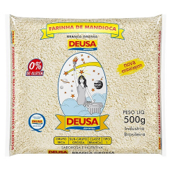 farinha mandioca deusa 500g branca grossa