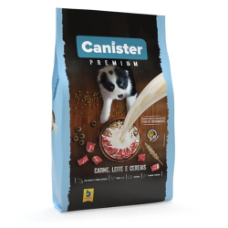 racao canister cao filhote 1kg carne/leite