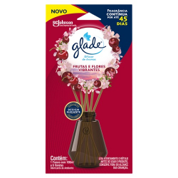 difusor de aromas glade 100ml frutas e flores