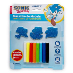 brinq.massa de modelar c/molde leoleo sonic