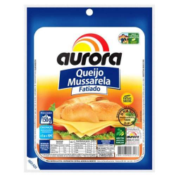 queijo mussarela aurora 150g fatiado