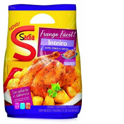 frango facil sadia inteiro alho, cebola e ervas 1.1kg