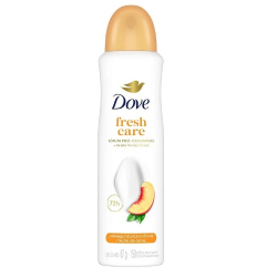 desodorante dove aerosol 150ml pessego leite