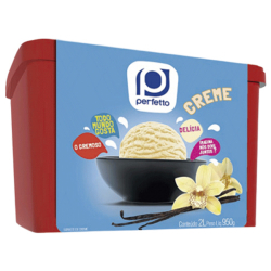 sorvete perfetto 2lt creme
